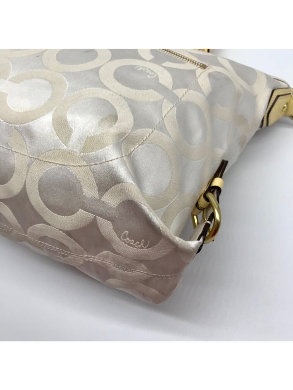 Coach Off -White Madison Sabrina Satchel Bag - Picture 8 of 13